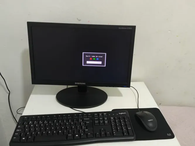Monitor Samsung SyncMaster EX1920 + Teclado, Mouse e Mini Mouse Pad - Tudo Funcionando
