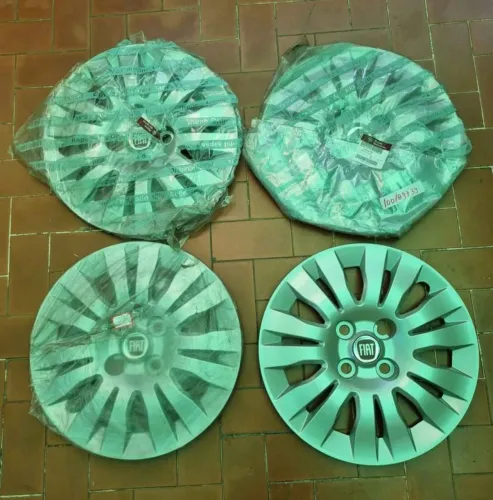Jogo de calotas Aro 14 nova original genuíno Fiat Siena Pálio Argo 