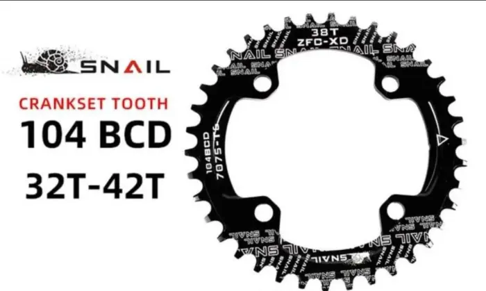 Coroa Única Ultraleve De Mtb 104bcd