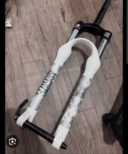 Suspensão Rockshox Argyle 318 Dirt jump slopstyle grau freeride
