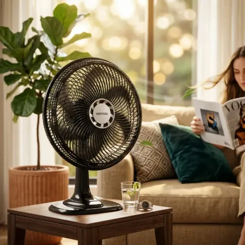 Ventilador De Mesa Ventisol 40cm Turbo 10 Pas Silencioso