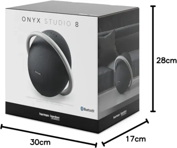 Caixa de Som Bluetooth Onyx Studio 8 da Harman Kardon - Sem Uso