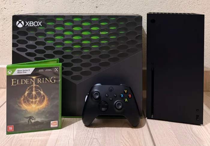 Xbox series X 1TB completo impecável zero