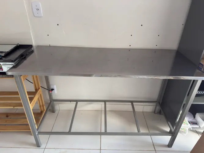 Bancada Inox 150cm