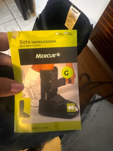Bota imobilizadora tamanho g