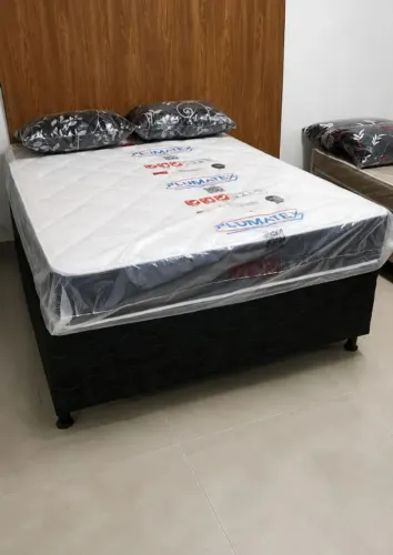 BASE MADEIRA EUCALIPTO + COLCHÃO D33 MOLAS ENSACADAS ( FRETE GRÁTIS )?