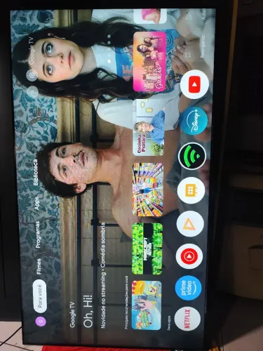 Tv smart 60 4k Android Google play Disney