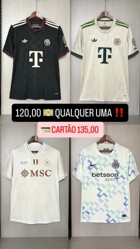 Camisas de time europeu