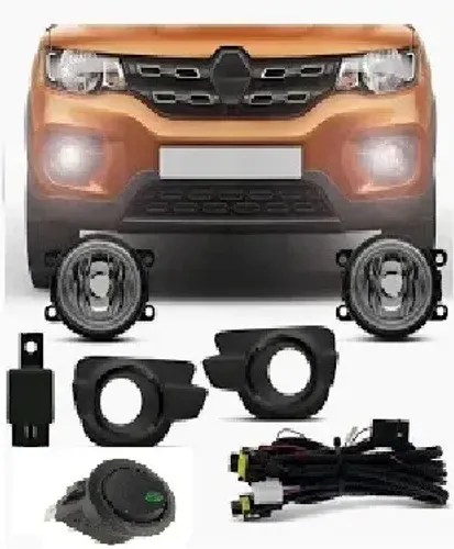 kit farol de milha Kwid 2017à2022 C/lâmpadas
