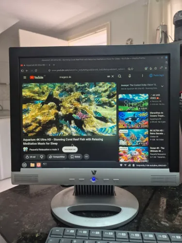 Monitor V7 15 polegadas perfeito