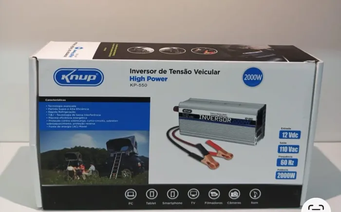 Inversor conversor 2000w 12/110