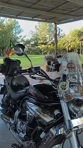 Moto top e confortável para viagens 