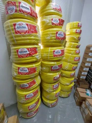 Eletroduto Flexivel Corrugado Amarelo Krona 20mm 25mm 32mm Conduite PVC