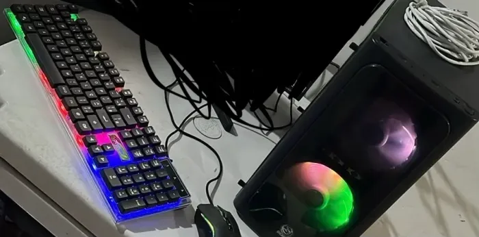V/T troco kit i310100f e placa mãe mause e teclado 