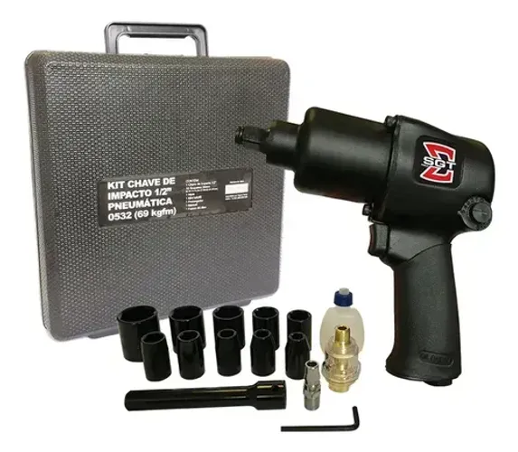 Kit Chave de Impacto 1/2" 69Kgf SGT-0532K - Sigma Tools