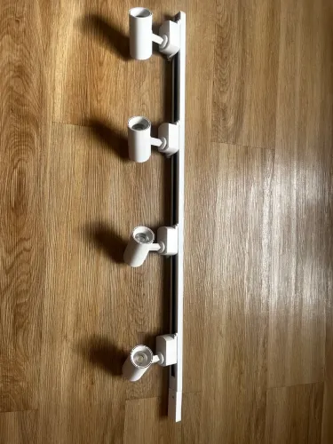 Trilho eletrificado 1m com 4 spots de 7w cada
