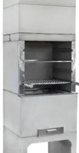 churrasqueira pré-moldada 63cm para revestir um luxo por 999,90 a vista