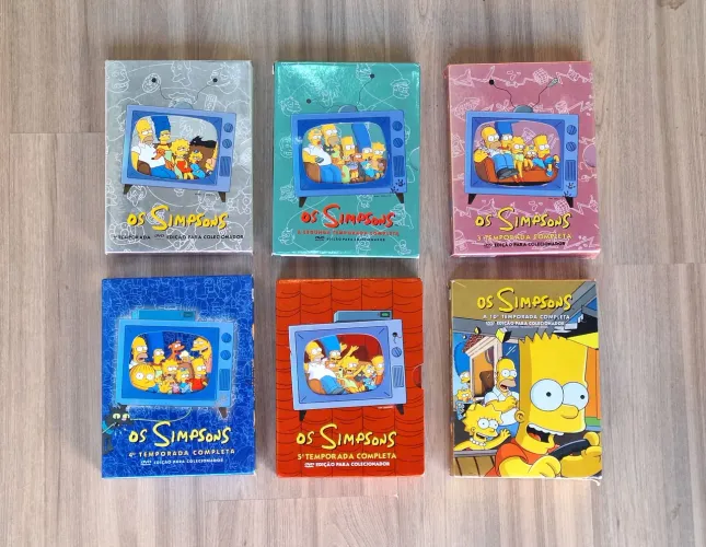 Os Simpsons Coleção em DVD 10 Temporadas Completas + 8 DVDs Gravados