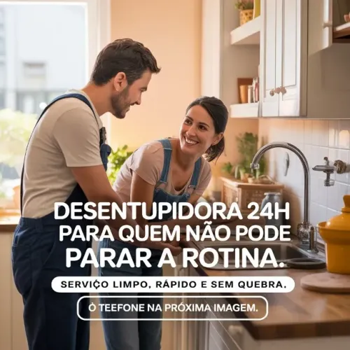desentupidora + Especialistas em desentupimento! 