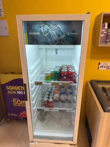 Geladeira Expositora Metalfrio 326L Porta de Vidro | Comprada em 10/2024 | Estado de Nova