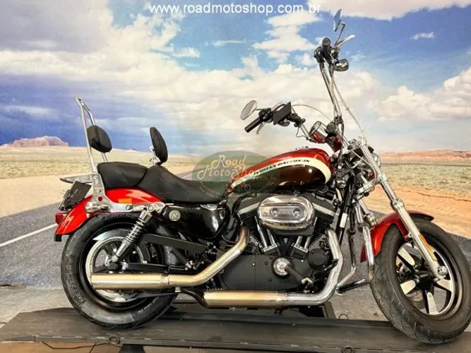 HARLEY DAVIDSON / XL 1200CA Vermelha-2013 -50.309Km