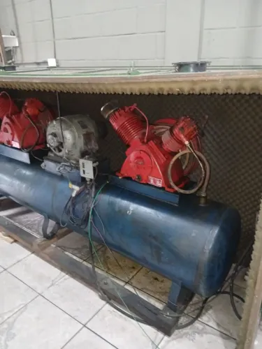 Compressor Douat - Cilindro 1 m³ com 2 Cabeçotes 5cv