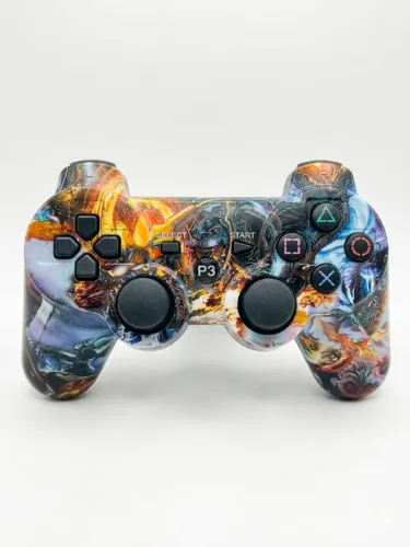? Controle Sem Fio Doubleshock P III Estampado - Para PS3