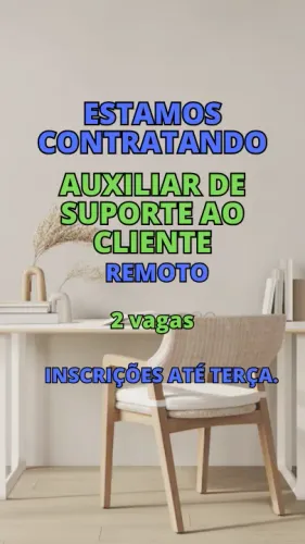 Vaga para Auxiliar de TI em Copacabana
