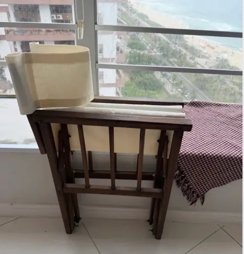 cadeira diretor dobrável madeira mesa jantar estilo pousada/restaurante trancoso