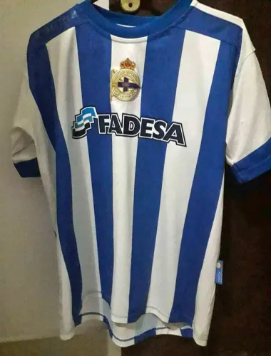 Camisa Deportivo La Corunã da Espanha temporada 2005/2006 original Joma tamanho M # 10