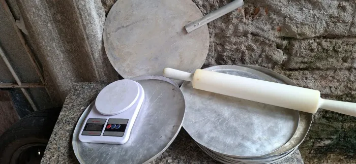 Material para pizzaria