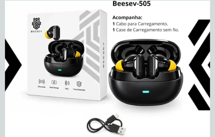 Fone Bluetooth BEESEV original novo frete grátis