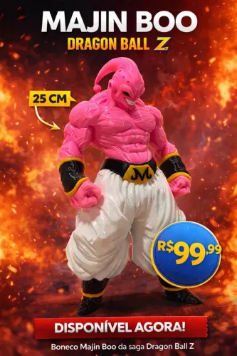 Action Figure Majin Boo - Edição Colecionador