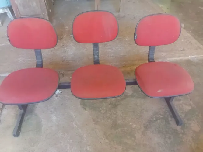 Cadeira de recepção 3 lugares