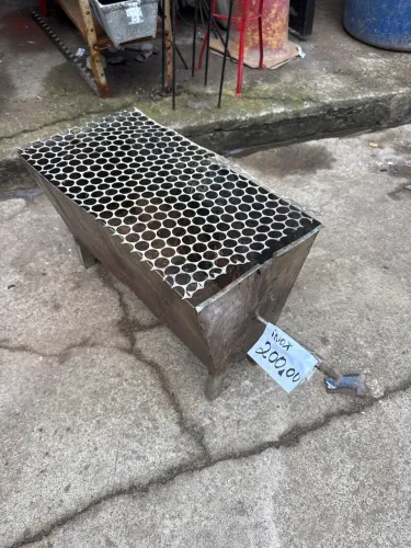 Churrasqueira inox 27 Cm x 50 cm
