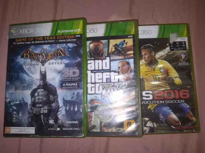LOTE DE JOGOS XBOX 360