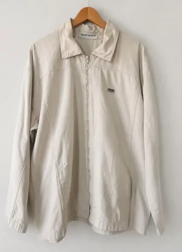 Jaqueta Giorgio Armani Vintage Off-White com Zíper