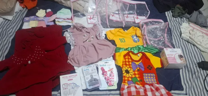 Lote bebe menina novos e semi novos