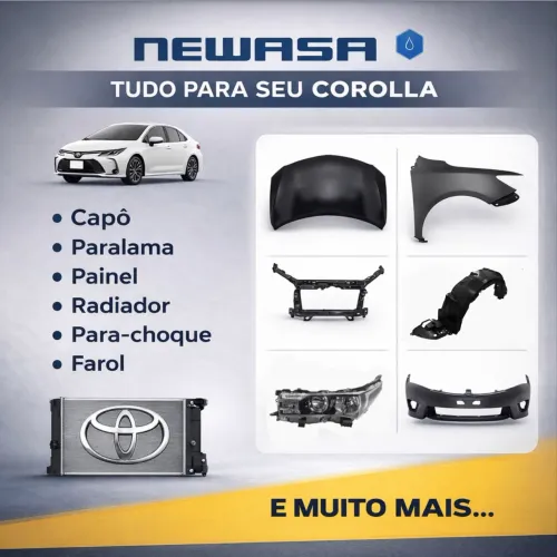 Tudo para seu corolla, capô, painel, para choque, para lama e muito mais!!