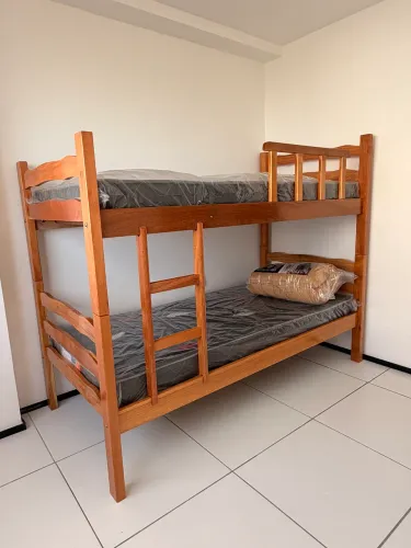 Cama 100% Madeira Maciça - NOVAS 