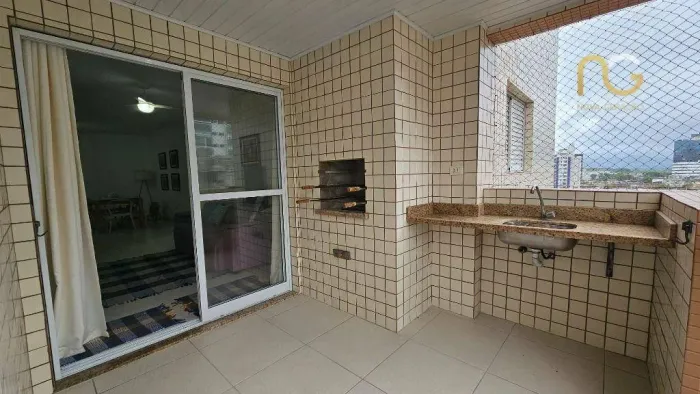 Apartamento com 3 dormitórios à venda, 122 m² por R$ 890.000,00 - Vila Guilhermina - Praia