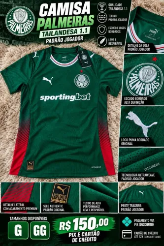 Camisa Palmeiras G e GG