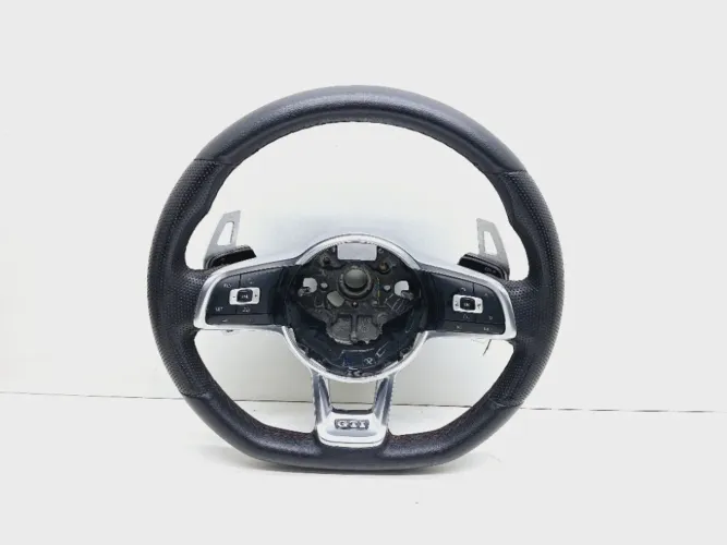 Volante Aro Direção C Comando Vw Golf Gti 2.0 2014 2015 Preto