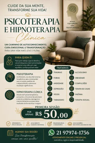 Psicoterapia e Hipnoterapia Clínica