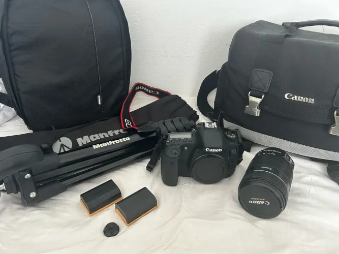 KIT FOTOGRÁFICO CANON EOS 60D - COMPLETO | EQUIPAMENTOS ORIGINAIS