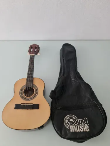 ?Cavaquinho Eletroacústico Giannini GCX15 + Capa, Cordas e Palhetas