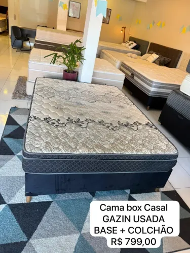 Cama box CASAL GAZIN USADA TOP - ENTREGO