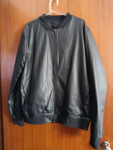Jaqueta Bomber de Couro Ecológico M.