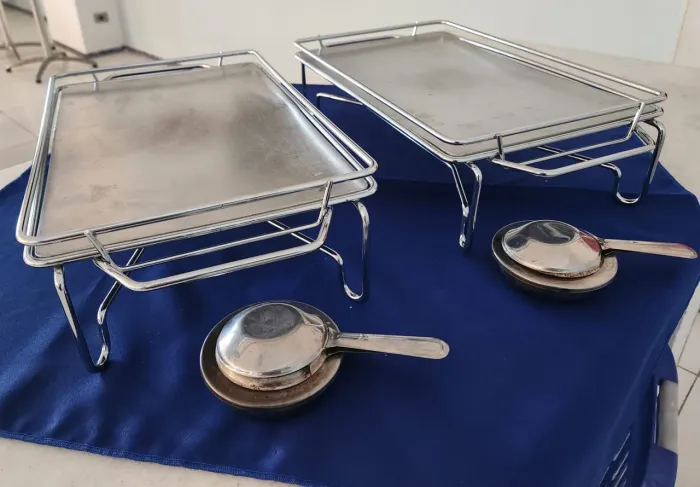 Réchaud / placa de inox