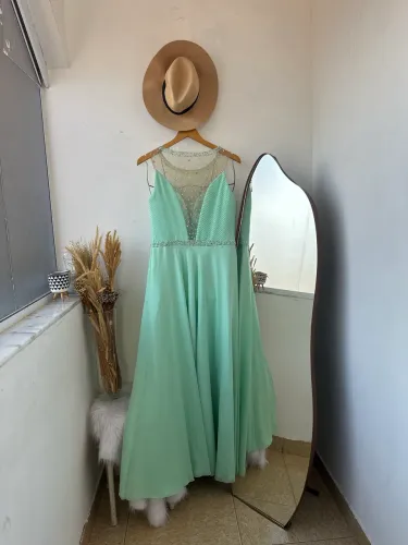 Vestido de festa novo longo tam g